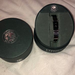 Citizen women’s eco-drive watch.